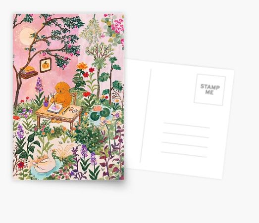 A Small Room by Mosla Postcard