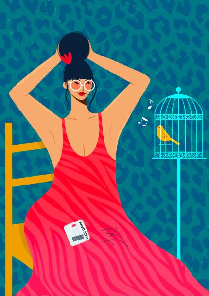 All Dressed Up by Kitty O Illustrates