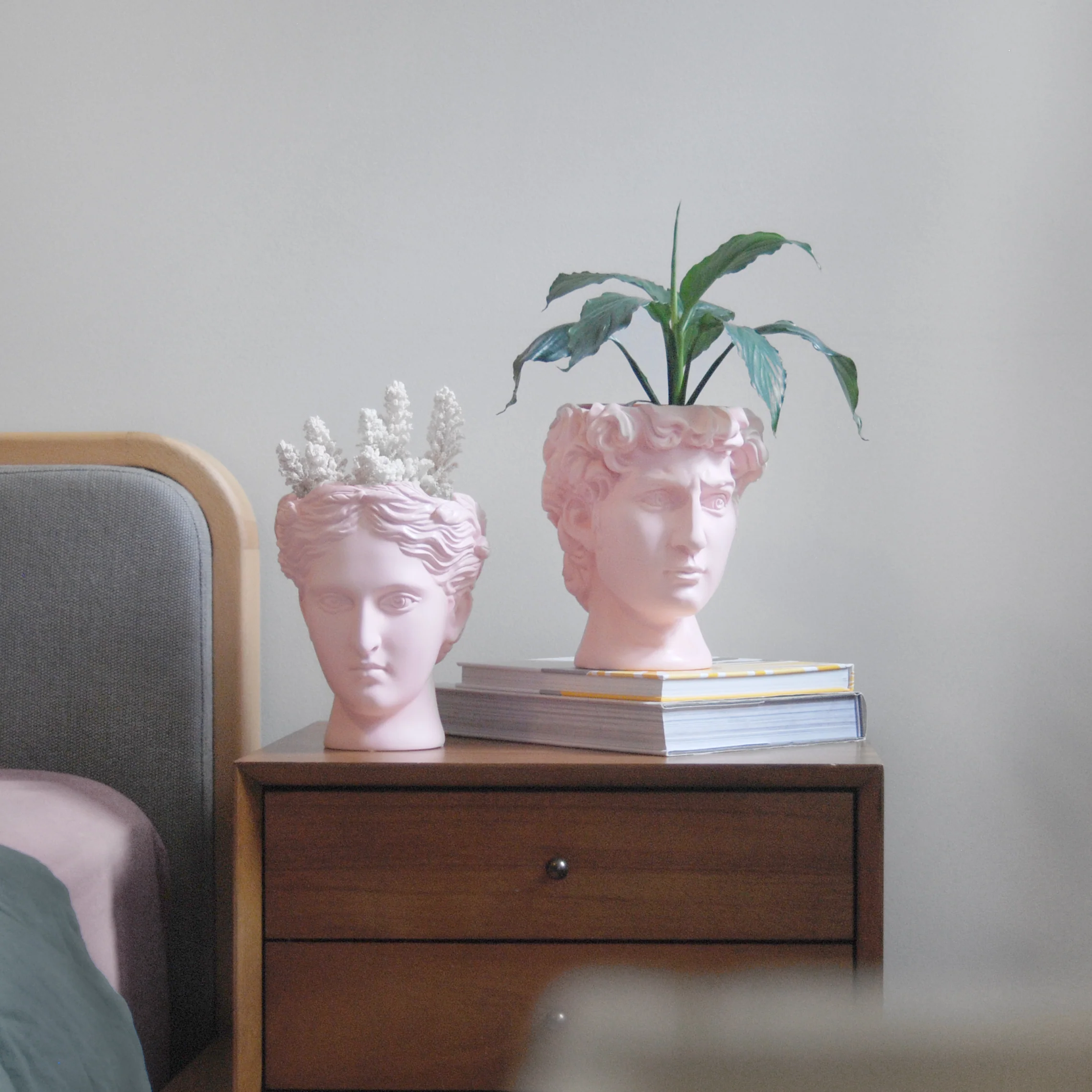 David Vase/Plant Holder Pink - Image 3