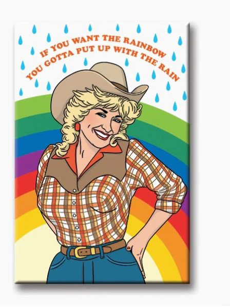 Dolly Want the Rainbow Magnet