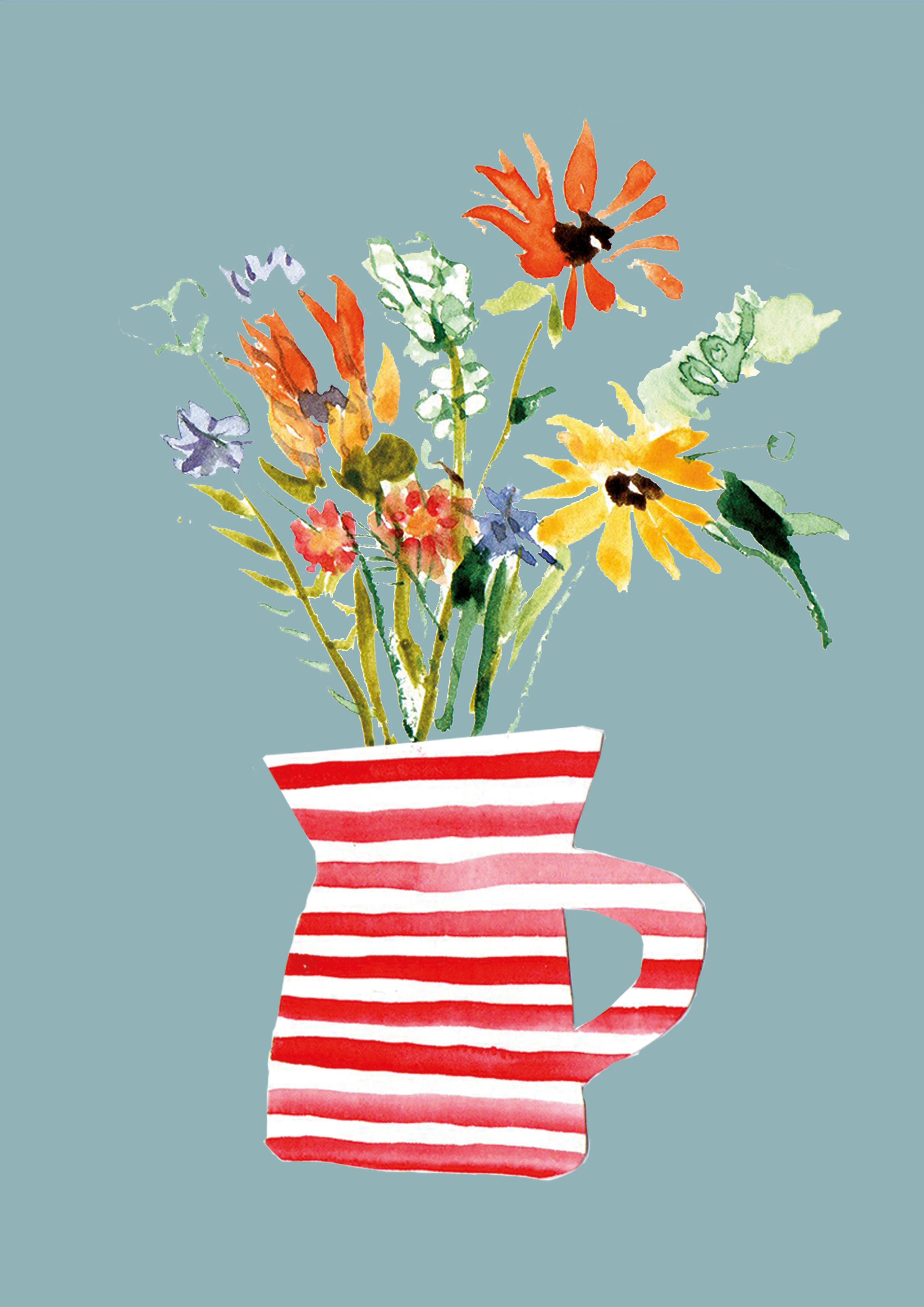 Flower Jug by Poet & Painter A5