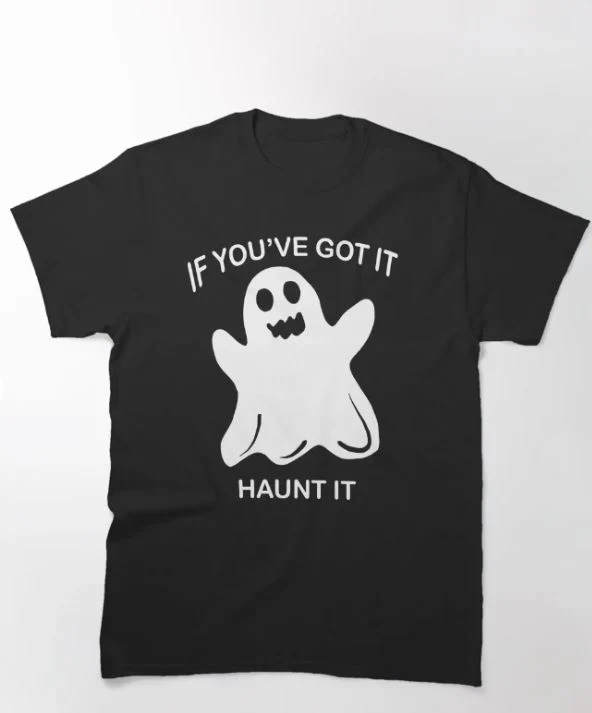 Ghost Haunt It T-shirt BLACK MED - Image 2
