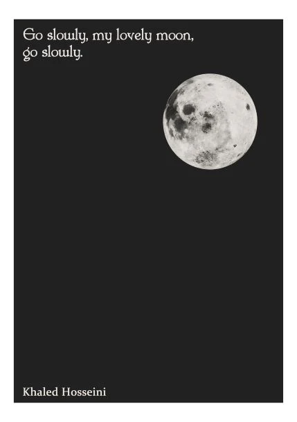 Go Slowly A5 Literary Print