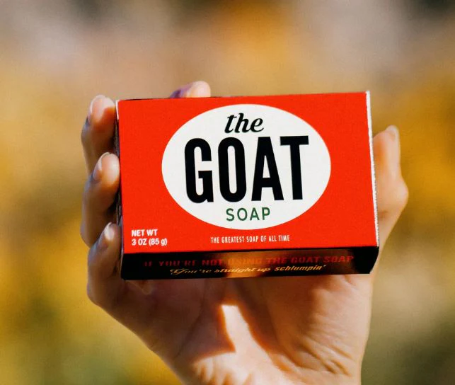 GOAT Triple Milled Boxed Bar Soap
