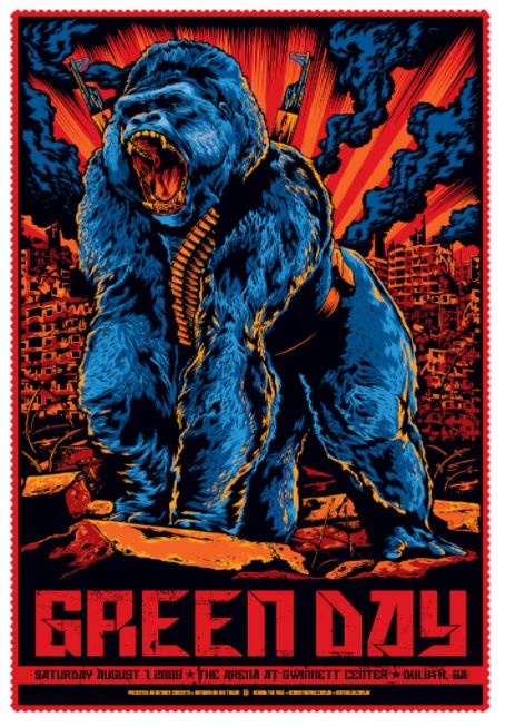 Green Day 2009 Limited Edition Print