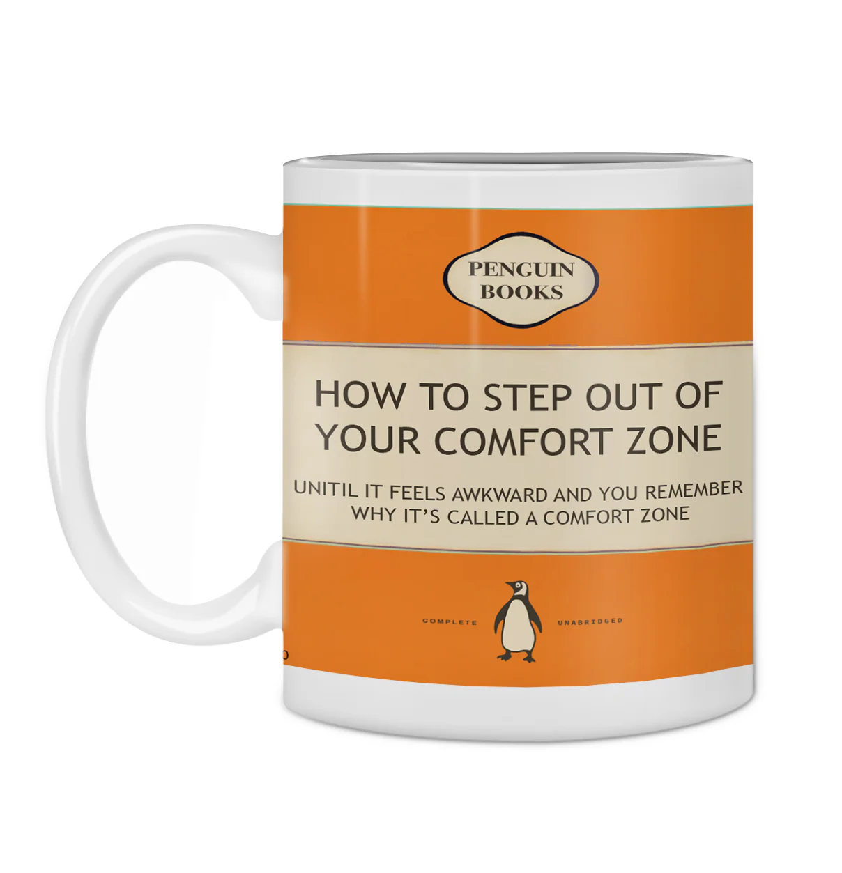 Hustle & Co Book Mug - Comfort Zone