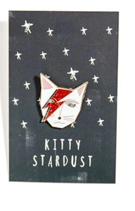 Kitty Stardust Enamel Pin - Image 2