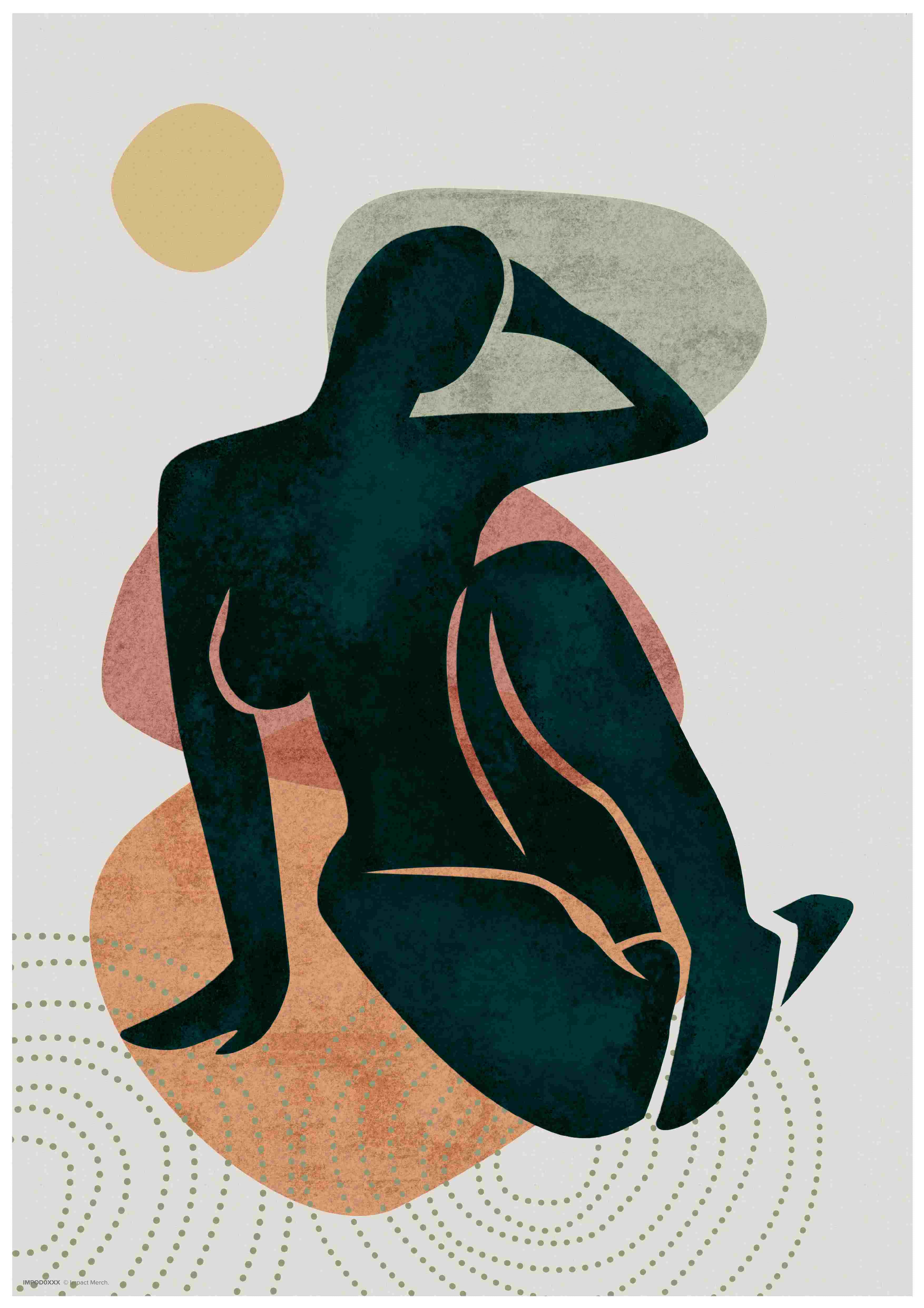 Matisse Style Seated Nude A5