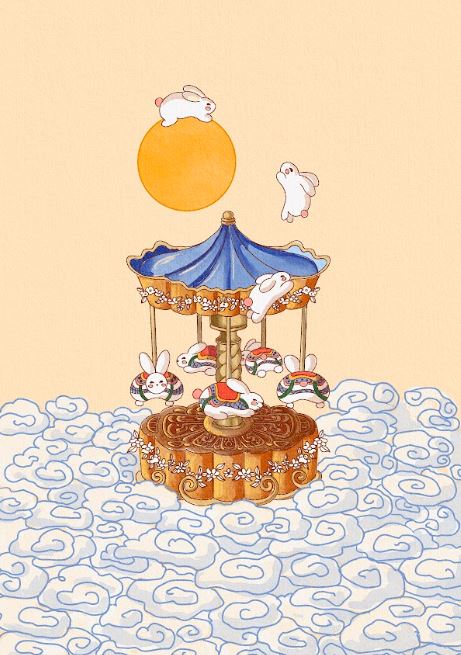 Mooncake Carousel by Plain Rice Studios - Image 2