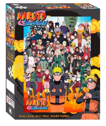 Naruto Shippuden Cast 1000pc Puzzle