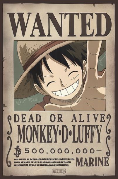 One Piece - Monkey Luffy Wanted
