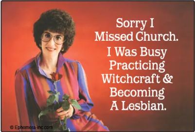 Sorry I Missed Church Magnet