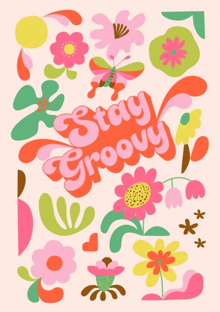 Stay Groovy by Rachel Lee A5